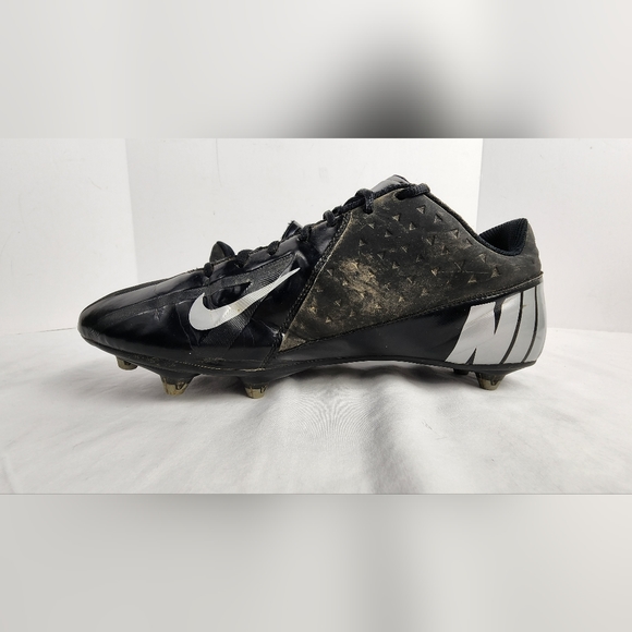 Nike Vapor Strike Football Cleats Men's Size 13 Black - Picture 3 of 10